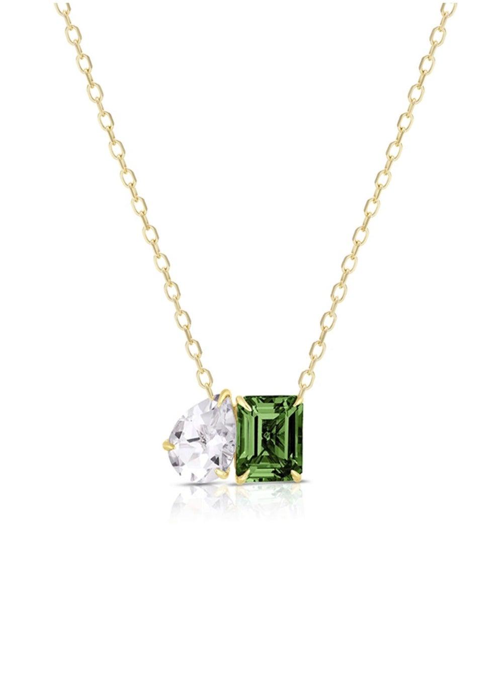 Liu Jo Dereh Green Elegance Necklace for Women - Image 1