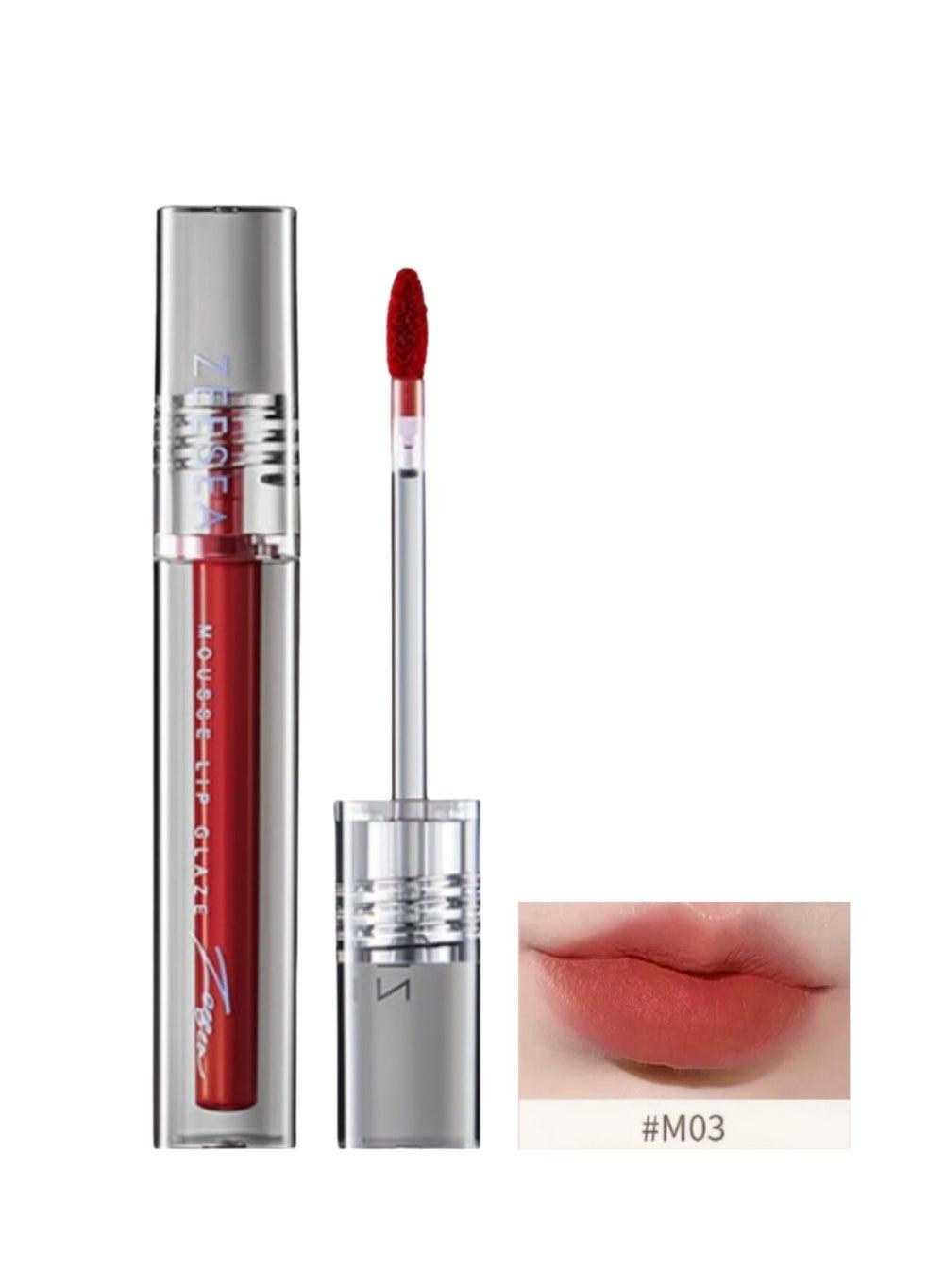 ZEESEA Mousse Lip Glaze 03 – Luxurious Matte Finish - Image 1