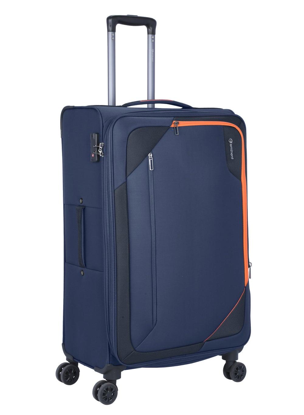Eminent E765SZ 24-Inch Navy Blue Expandable Soft Luggage - Image 1