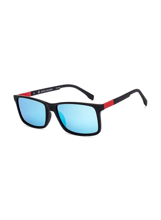 John Jacobs JJ S17344 M Wayfarer Tinted Sunglasses - Blue - Image 1