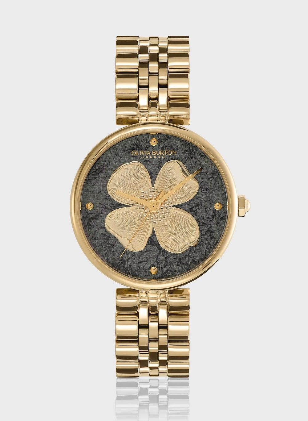 OLIVIA BURTON Signature Dogwood T-Bar Women's Watch - Image 1