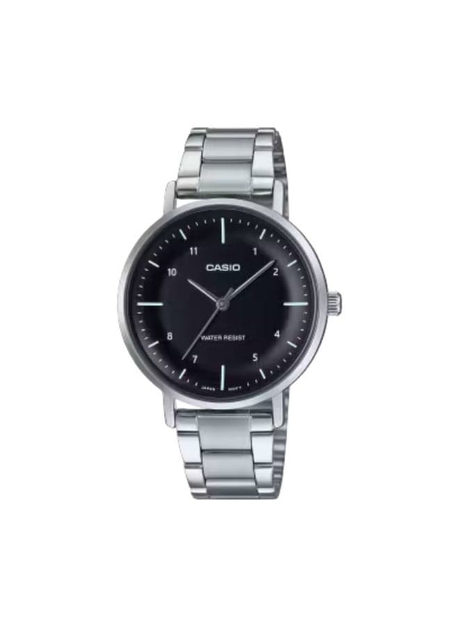 CASIO LTP-VT03D-1BDF Elegant Stainless Steel Women's Watch - Image 1