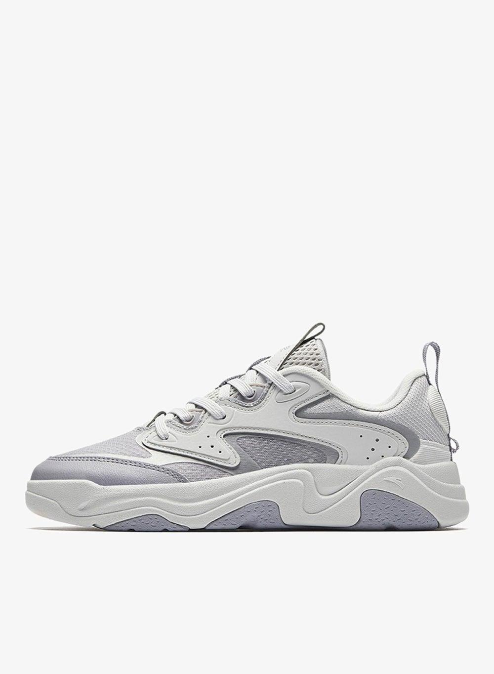 THE NEW WAVE Casual Grey/Grey/Silver Low Top Shoes 122448854U 2 - Image 1