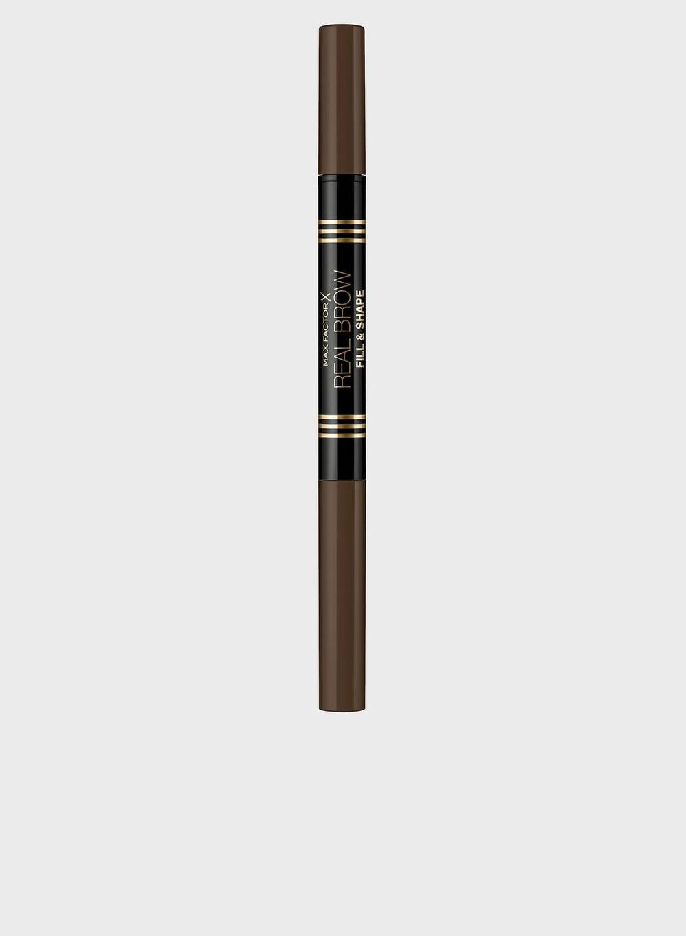 Max Factor Real Brow Fill & Shape Dual Pencil – Medium Brown - Image 1
