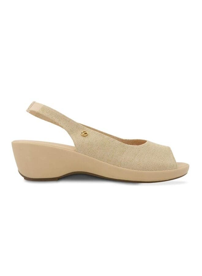 Vi20413941 Golden Elegance Ankle Strap Wedge Sandals - Image 1