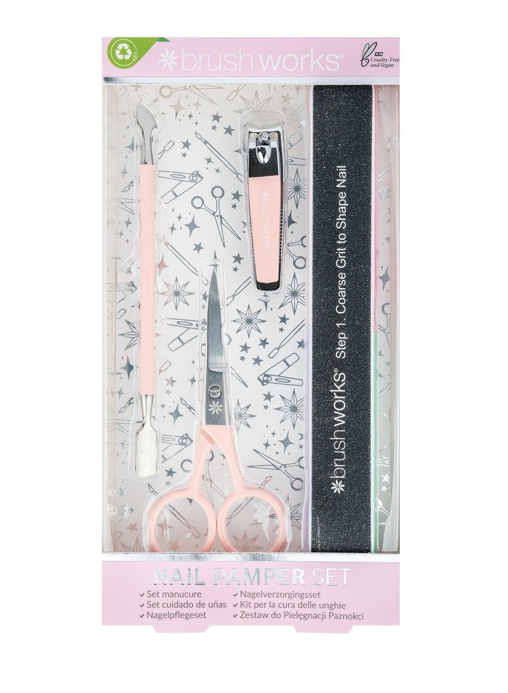 Brushworks Nail Pamper Set - Ultimate Manicure Kit - Image 1