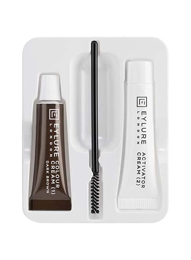 Eylure Dybrow Dark Brown Dye Kit: Elegant Brow Enhancement - Image 1