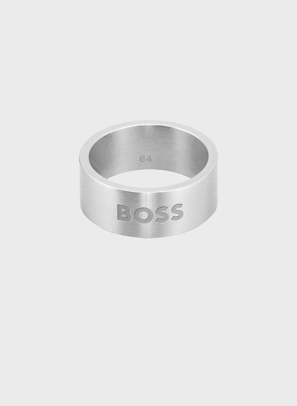 BOSS 1580457M Elegant Stainless Steel Men's Ring - Image 1