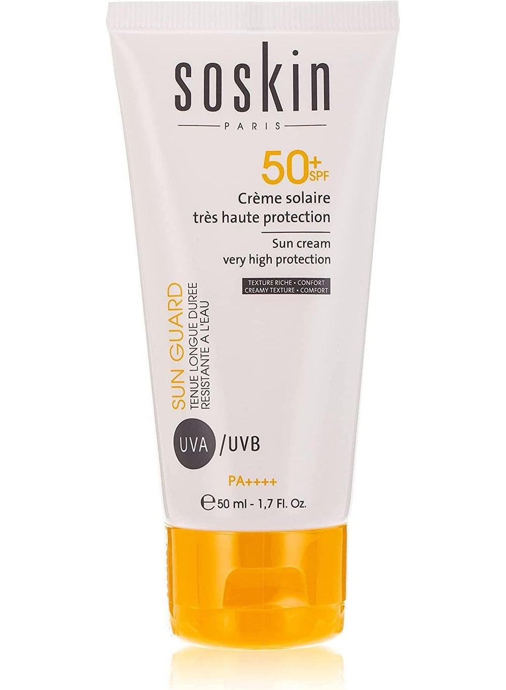 Soskin SG SPF50+ Sun Cream for Radiant Skin 50ml - Image 1