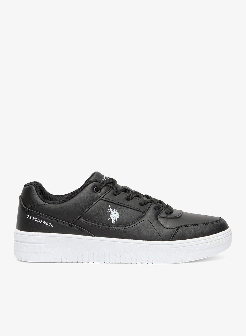 U.S. POLO ASSN. Lee Glb 4Pr - Men's Elegant Low-Top Black Sneakers - Image 1