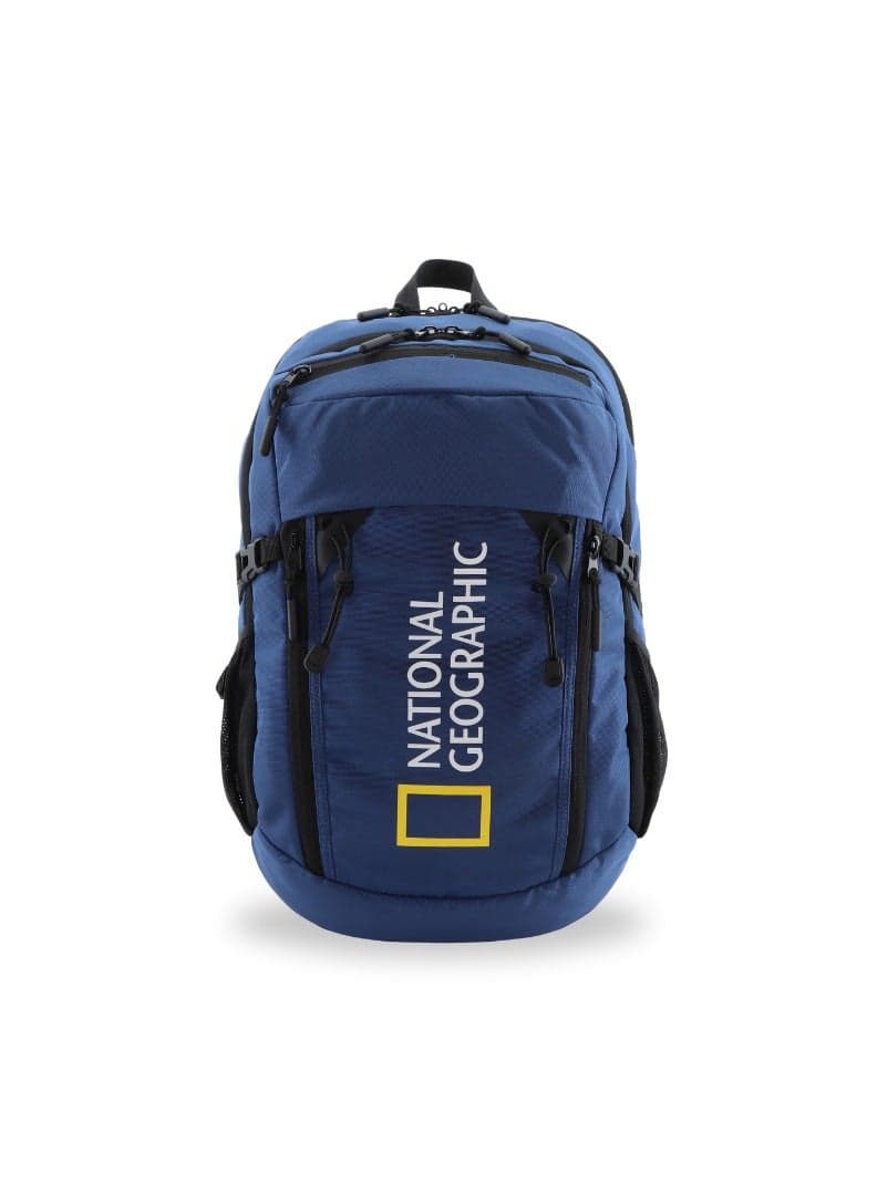 National Geographic Box Canyon Navy RPET Backpack - Image 1
