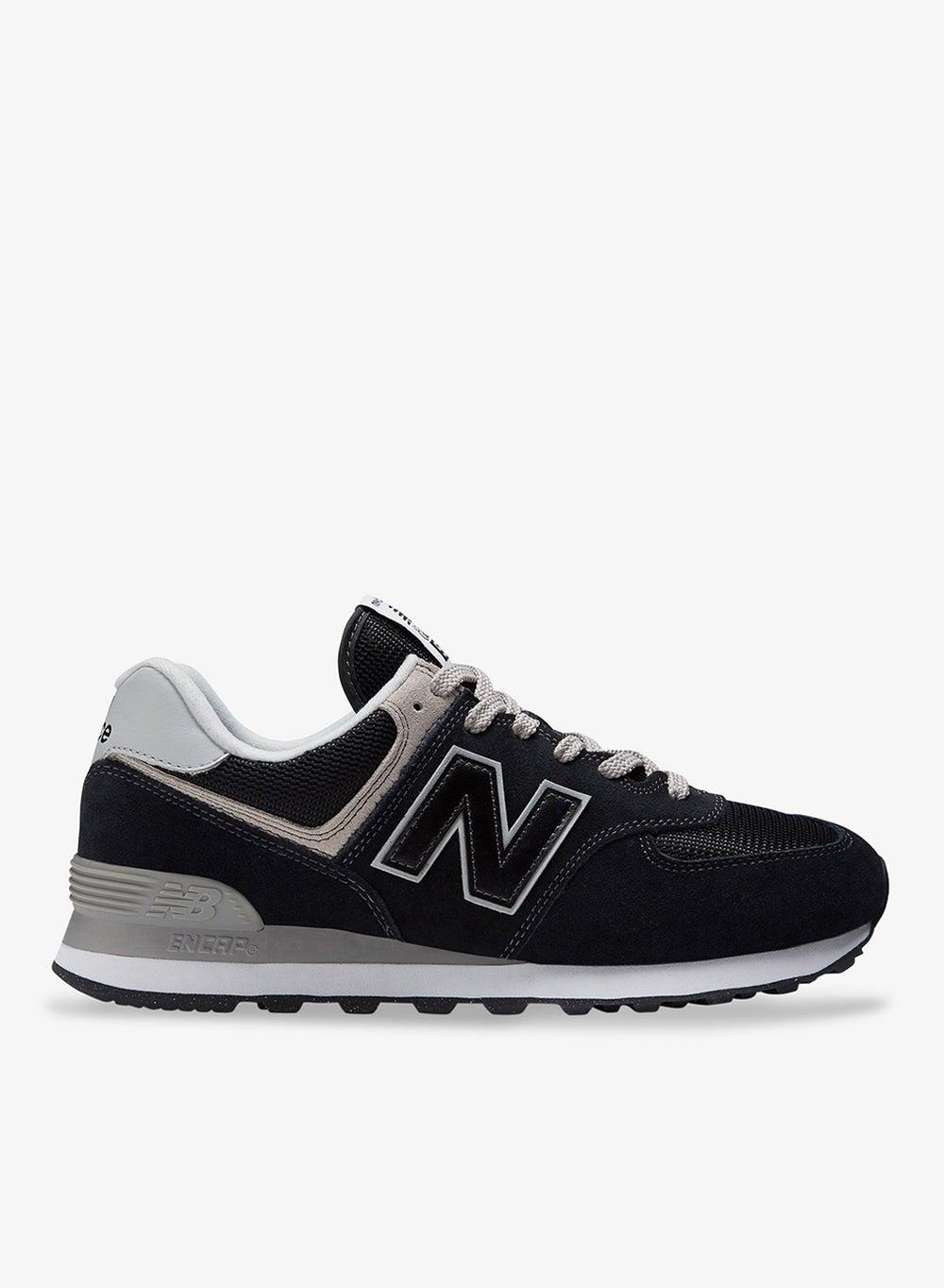 574 Heritage Black Low-Top Sneaker for Men - Image 1