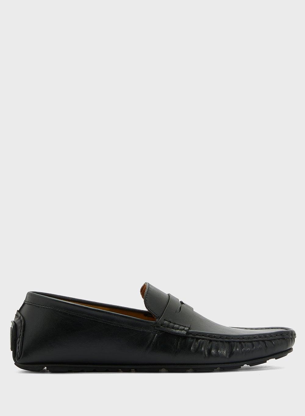 Ak2025 59 Luxe Black Genuine Leather Loafers - Image 1