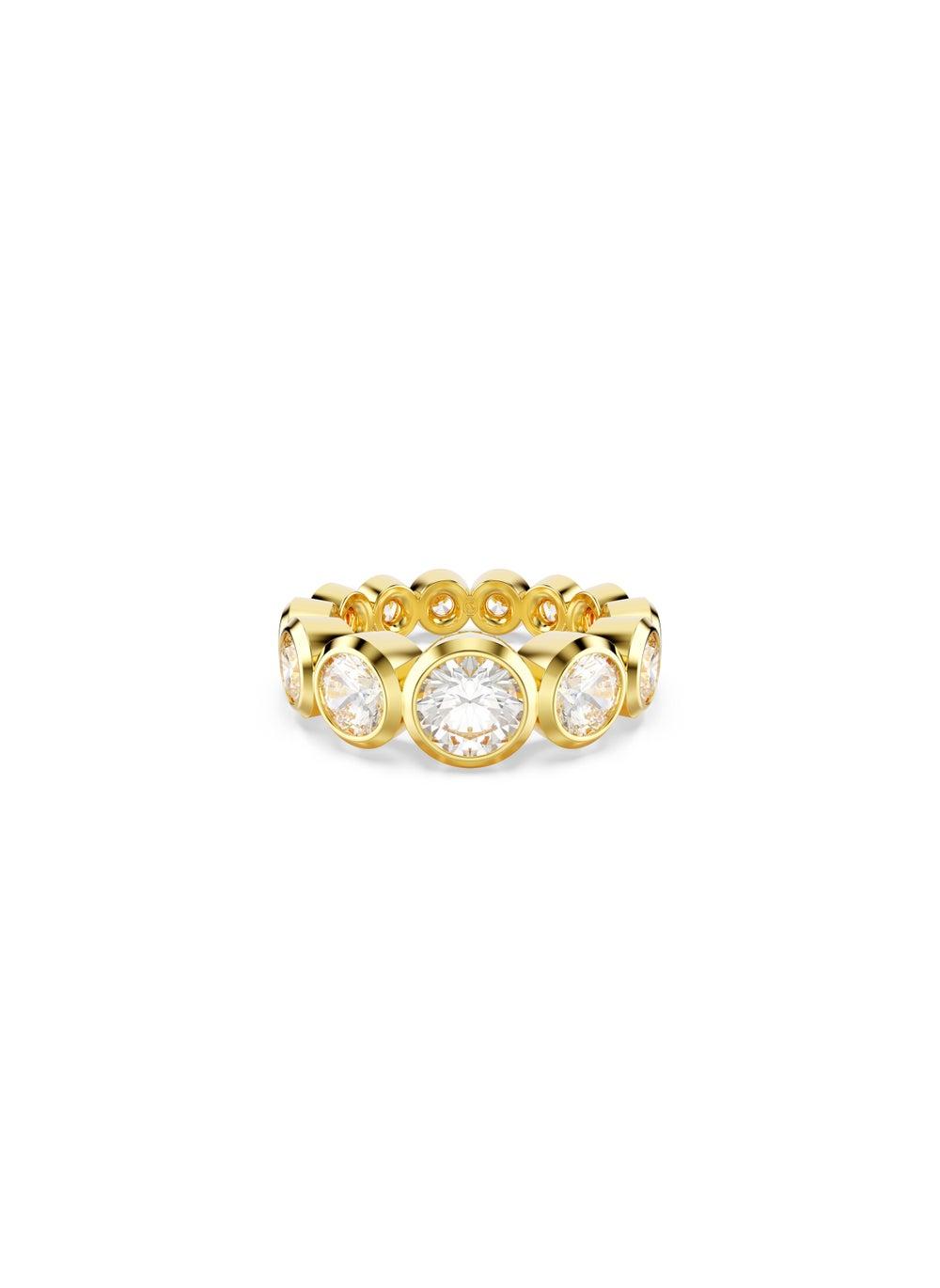 SWAROVSKI Imber: Elegant Gold-Tone Round Ring - Image 1