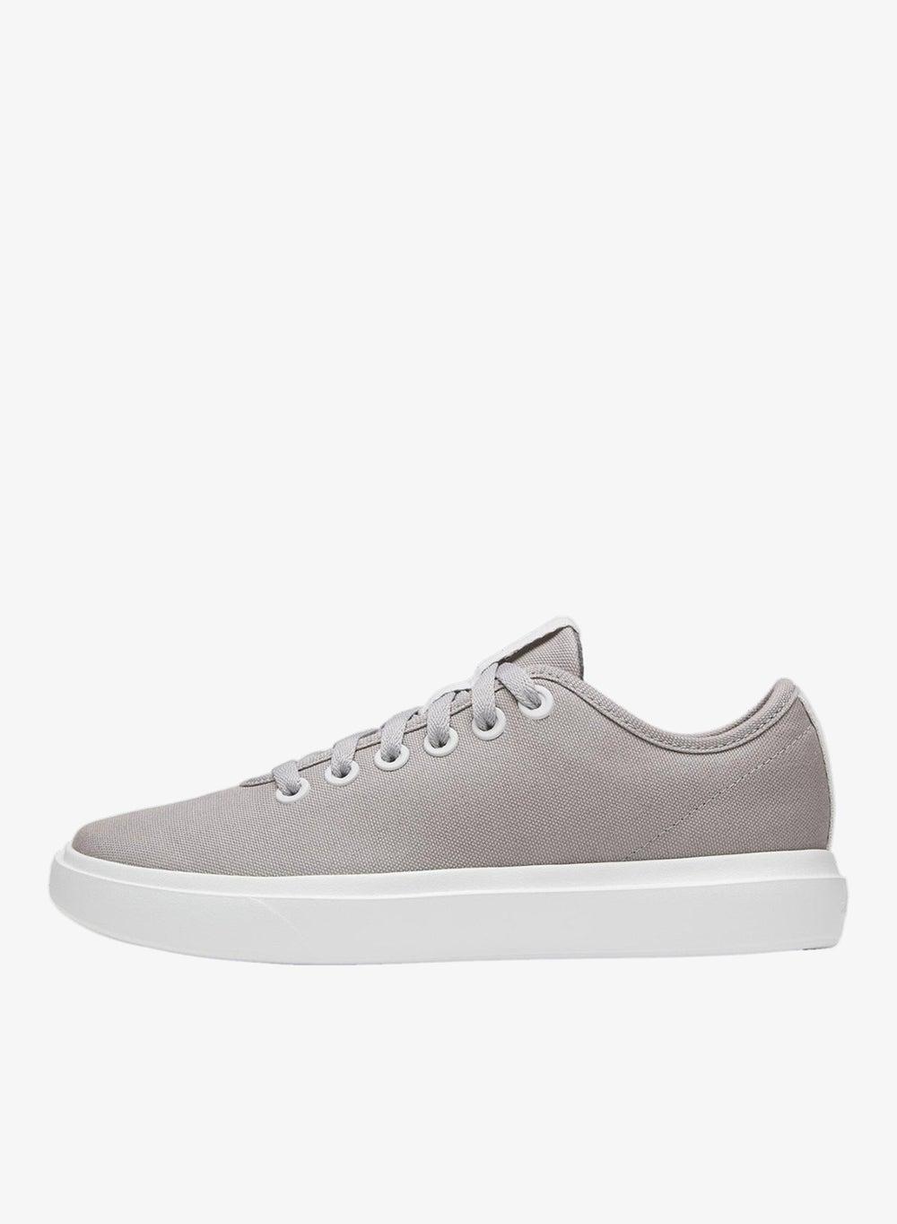 Canvas Piper: Sleek Grey Low-Top Sneakers for Men - Image 1
