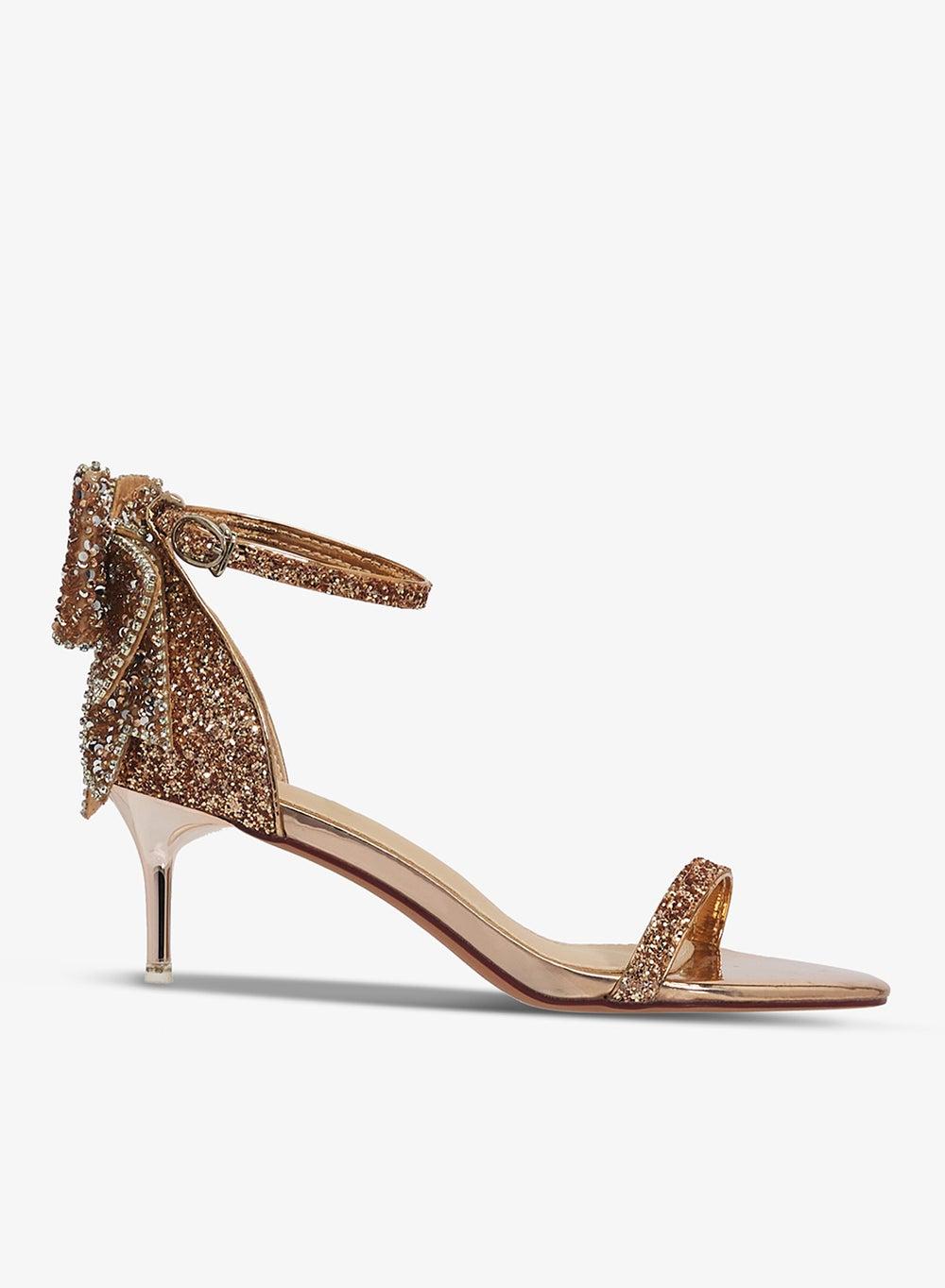 Golden Essence Heeled Sandals Xz256105 - Image 1