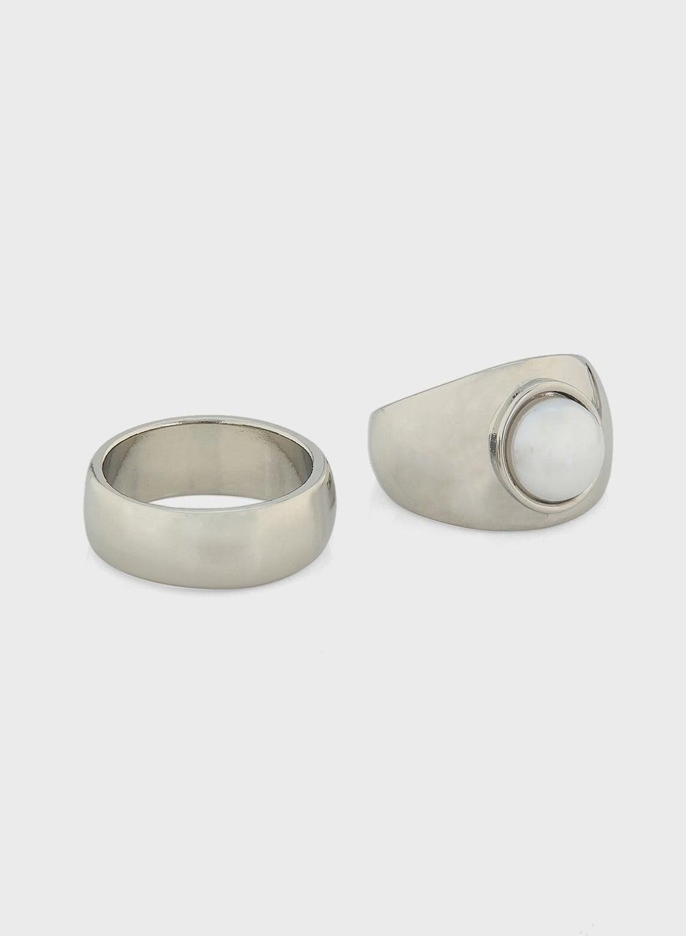 ELLA 2-Pack Elegant Mixed Rings for Women - Image 1