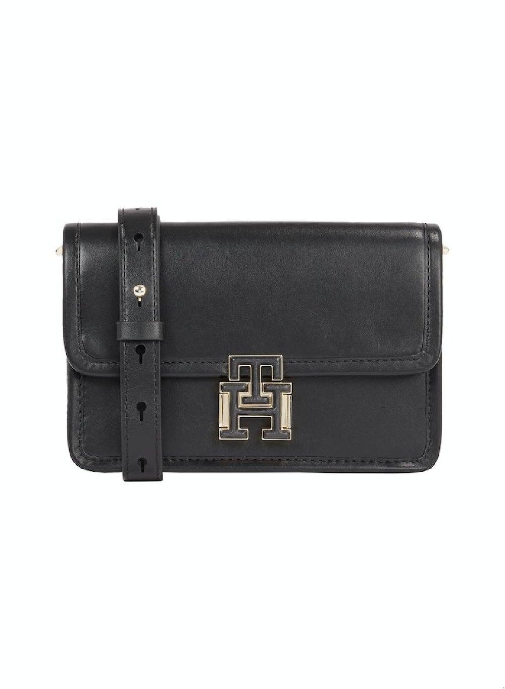 TOMMY HILFIGER Elegant Leather Logo Crossover Bag - Image 1