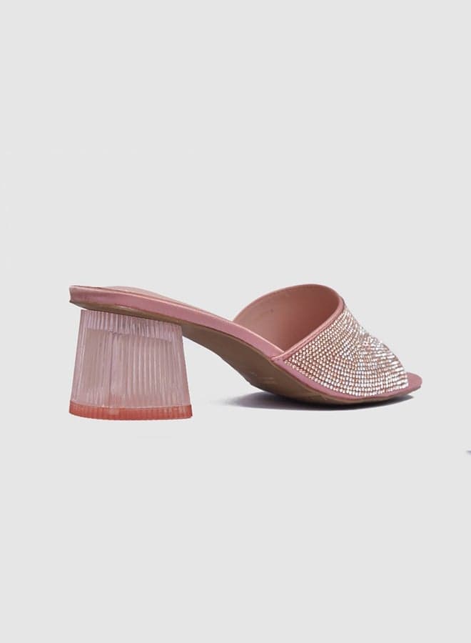 Elegant One Strap Mid Heel Sandals for Sophisticated Style - Image 1