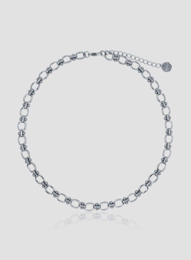 Lady Mauve SILVER GWEN – Elegant Hypoallergenic Necklace - Image 1