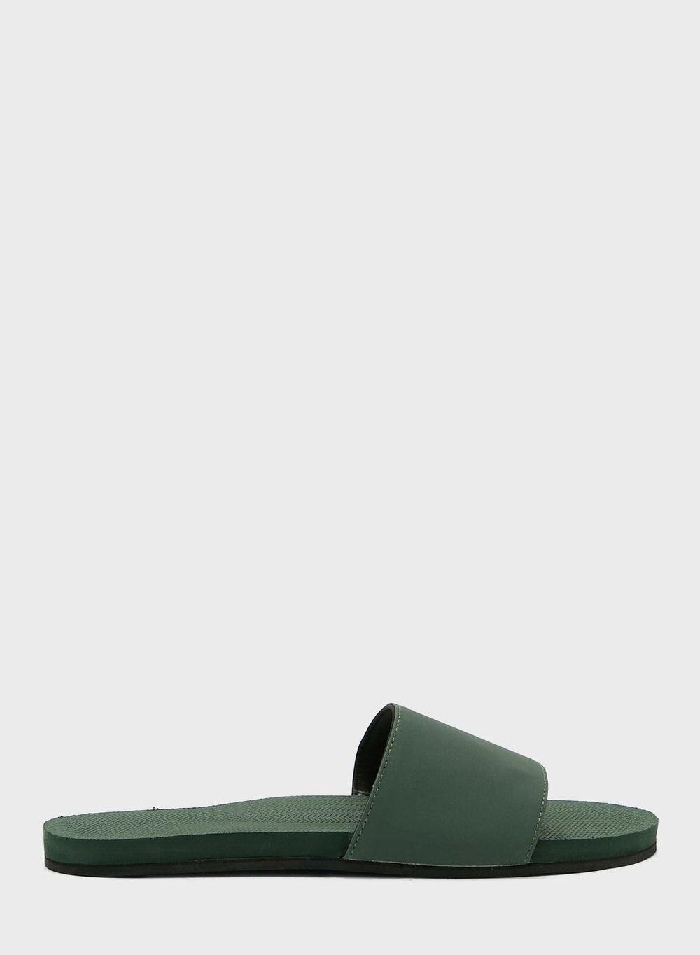 Eco-Conscious Green Flip Flops by Indosole - Wsleaf - Image 1
