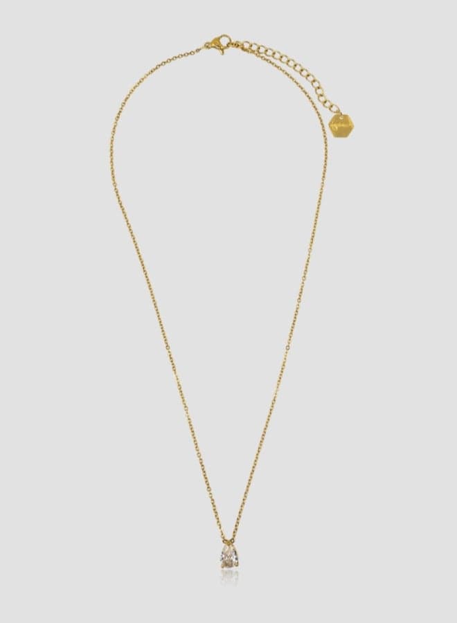 Lady Mauve Gold Belle Hypoallergenic Necklace for Women - Image 1