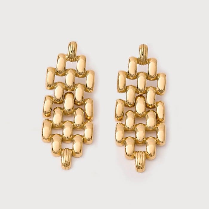 Noya Diana Timeless 18K Gold-Plated Earrings for Women - Image 1