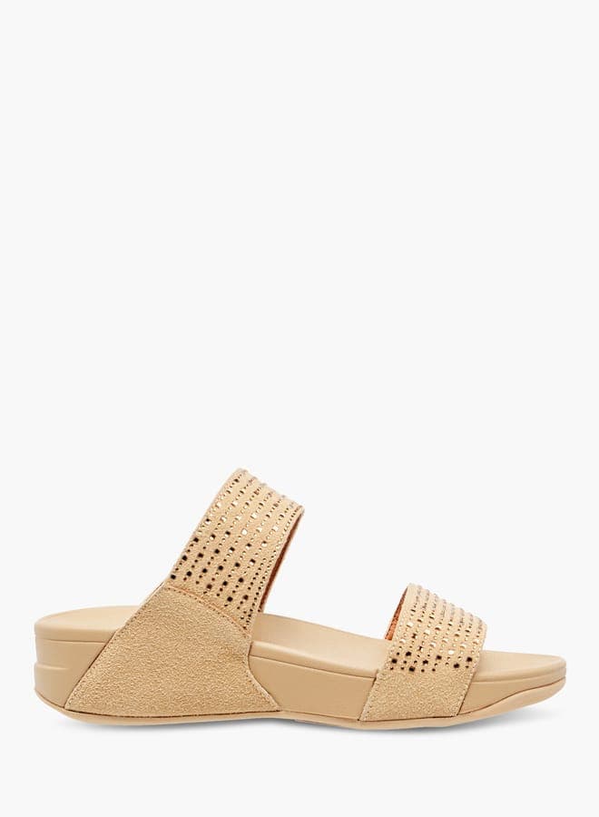 Elegant Ls24040327Gold Women's Golden Embellished Sandals - Image 1