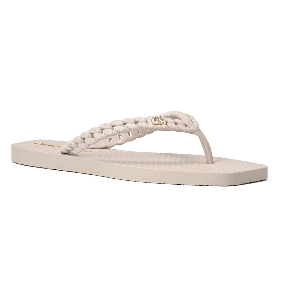 Elos Off-white Flip-Flops: Elegance at Every Step - Image 1