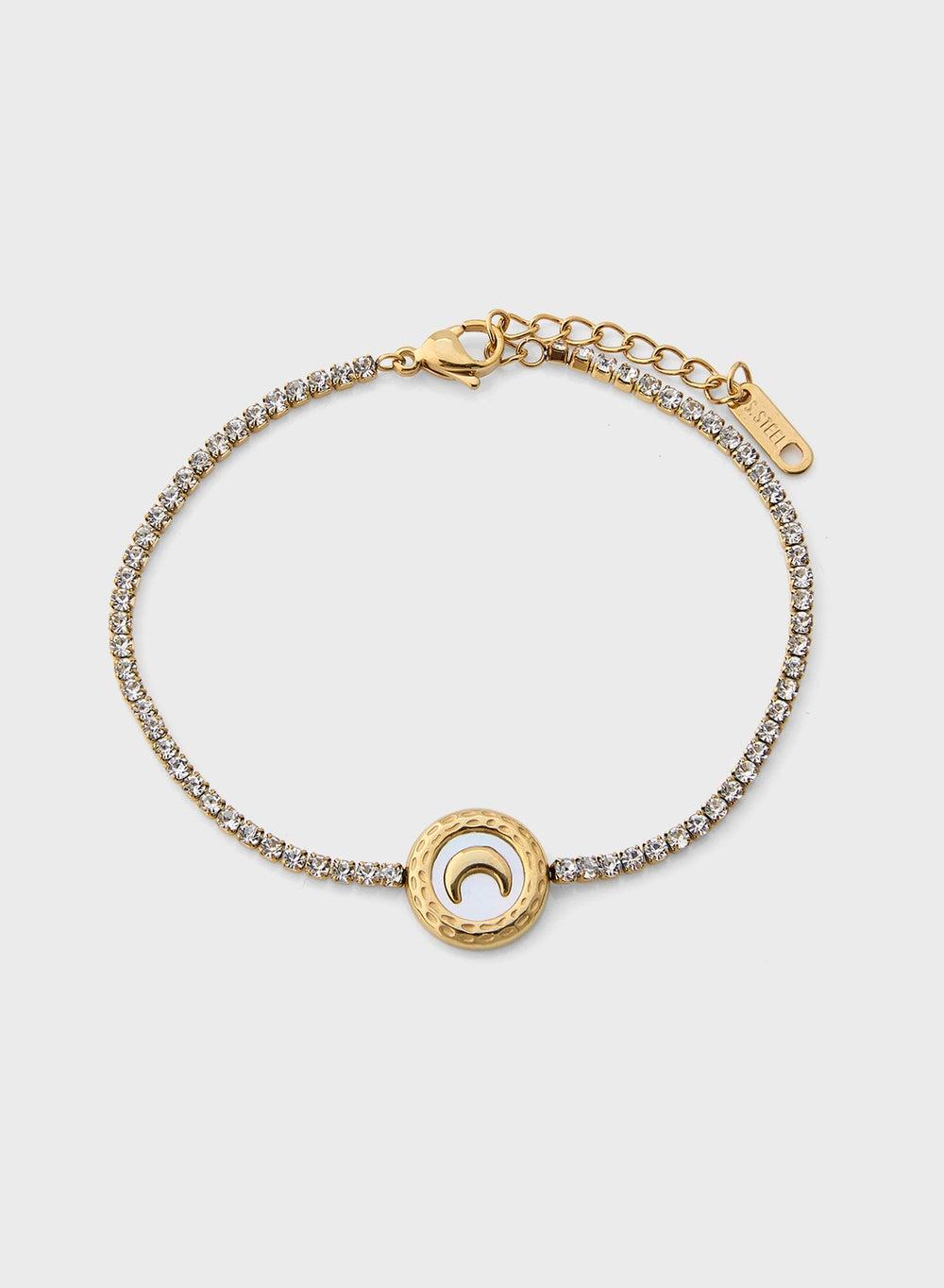 Staurtz Crescent Moon Bracelet: Elegance in Every Detail - Image 1