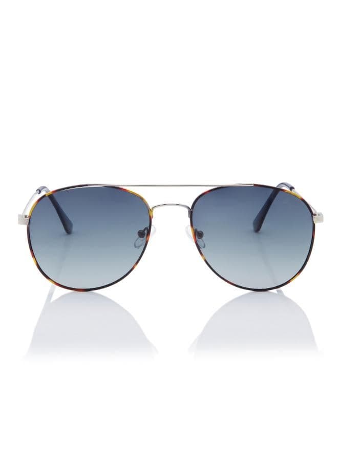 Lee Cooper LC1205C01 Silver Frame Polarized Sunglasses 56mm - Image 1