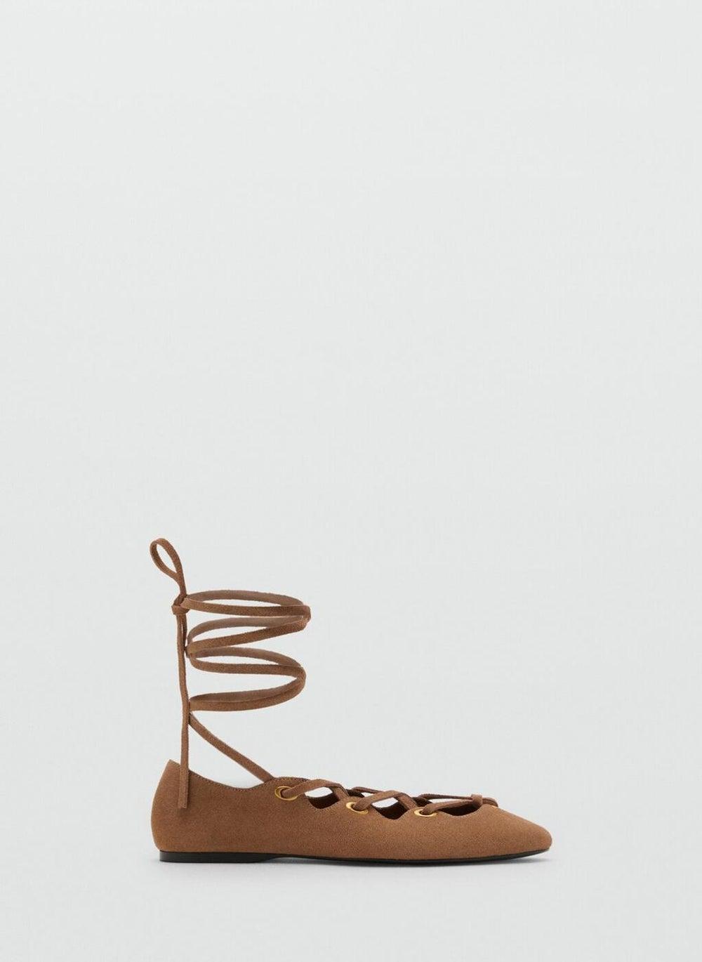 MANGO Ohio Ankle Strap Flat Sandals - Style 17061146 07 - Image 1