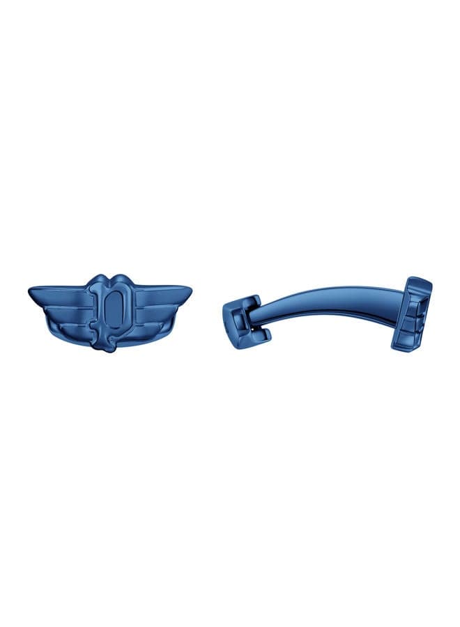 POLICE Towering P-Wing Navy Luxury Cufflinks - Image 1