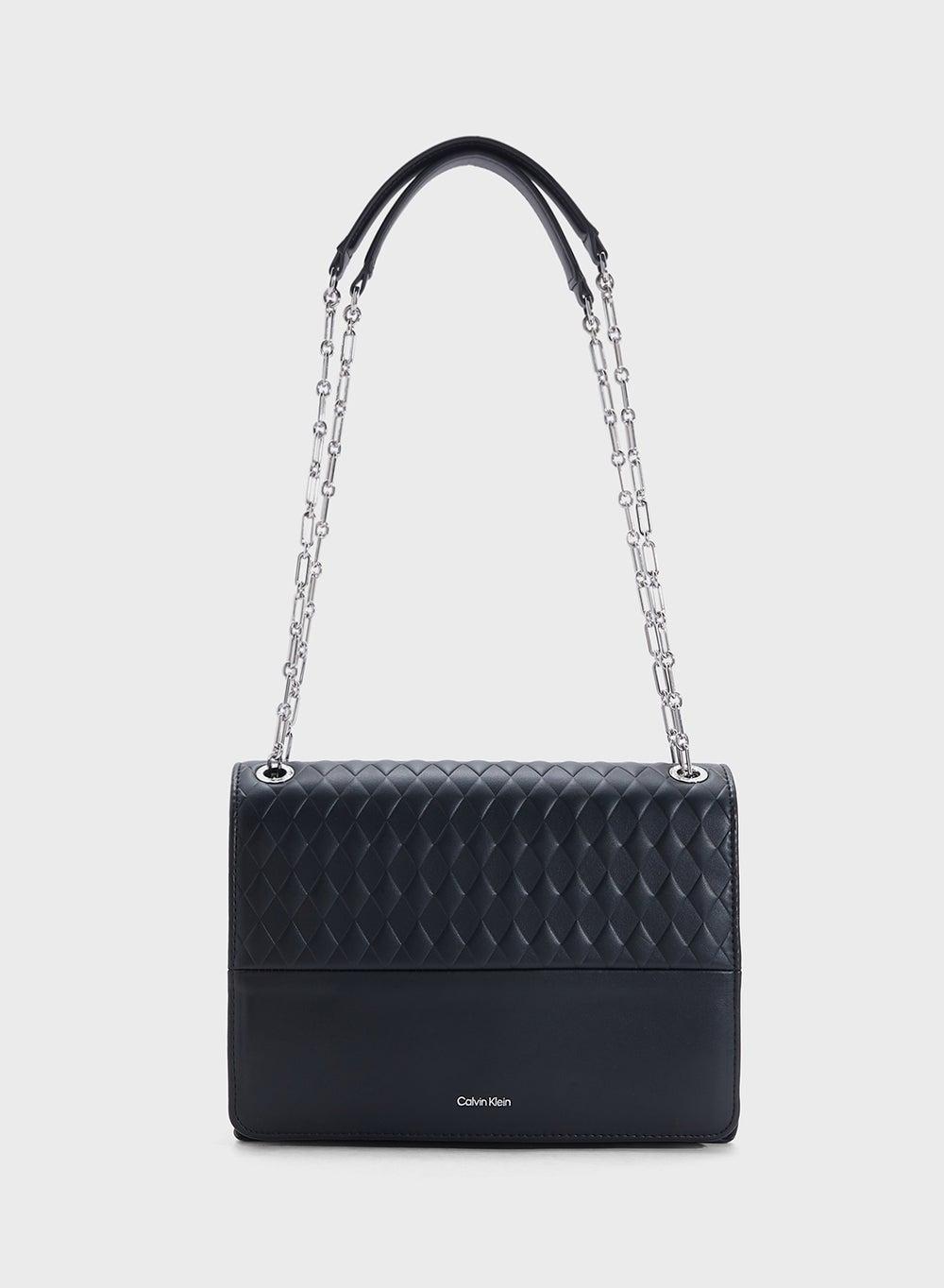 CALVIN KLEIN Mini Quilted Chain Bag - Elegance on the Go - Image 1
