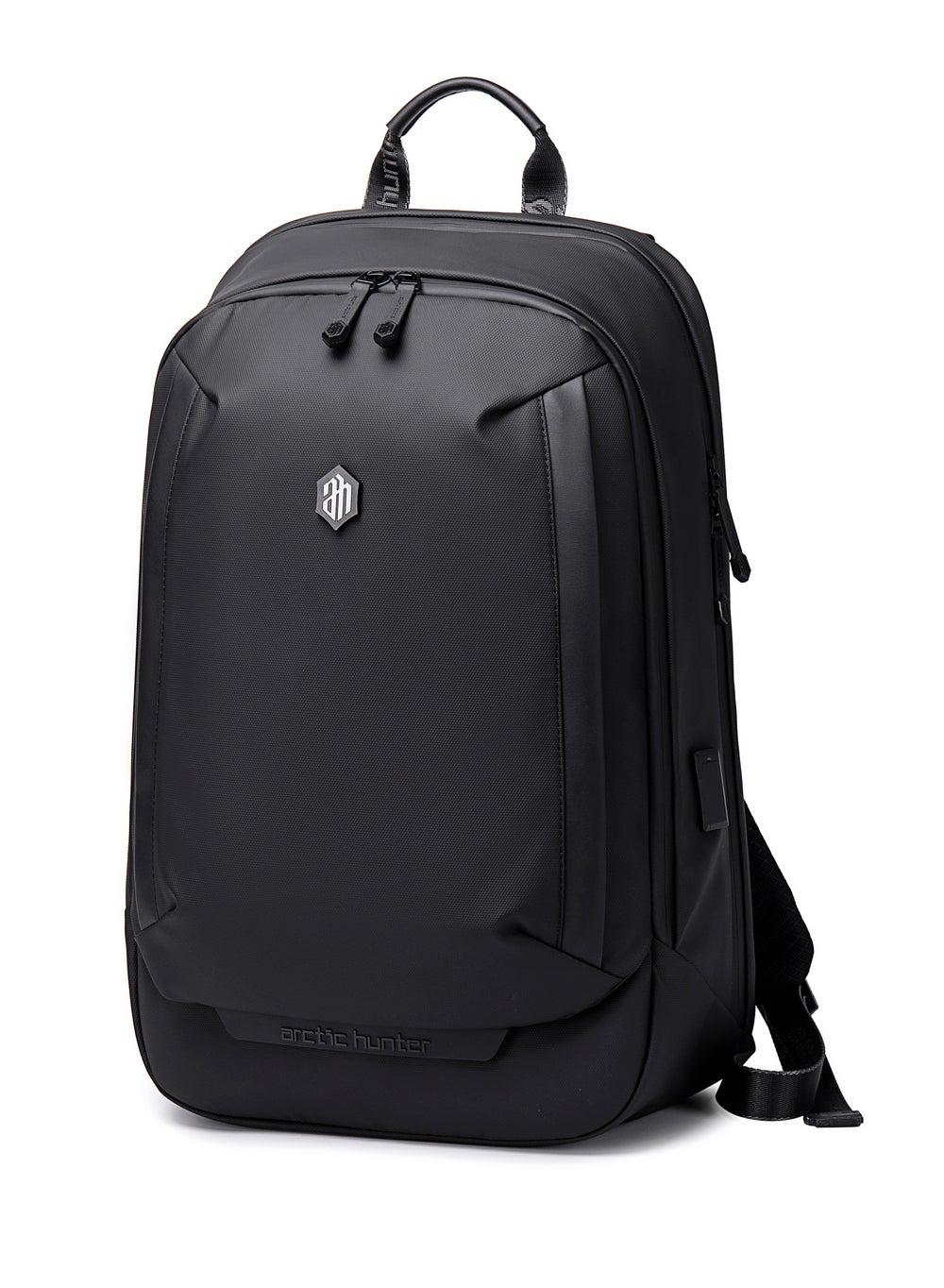 ARCTIC HUNTER Sleek Laptop & Tablet Backpack B00443 Black - Image 1