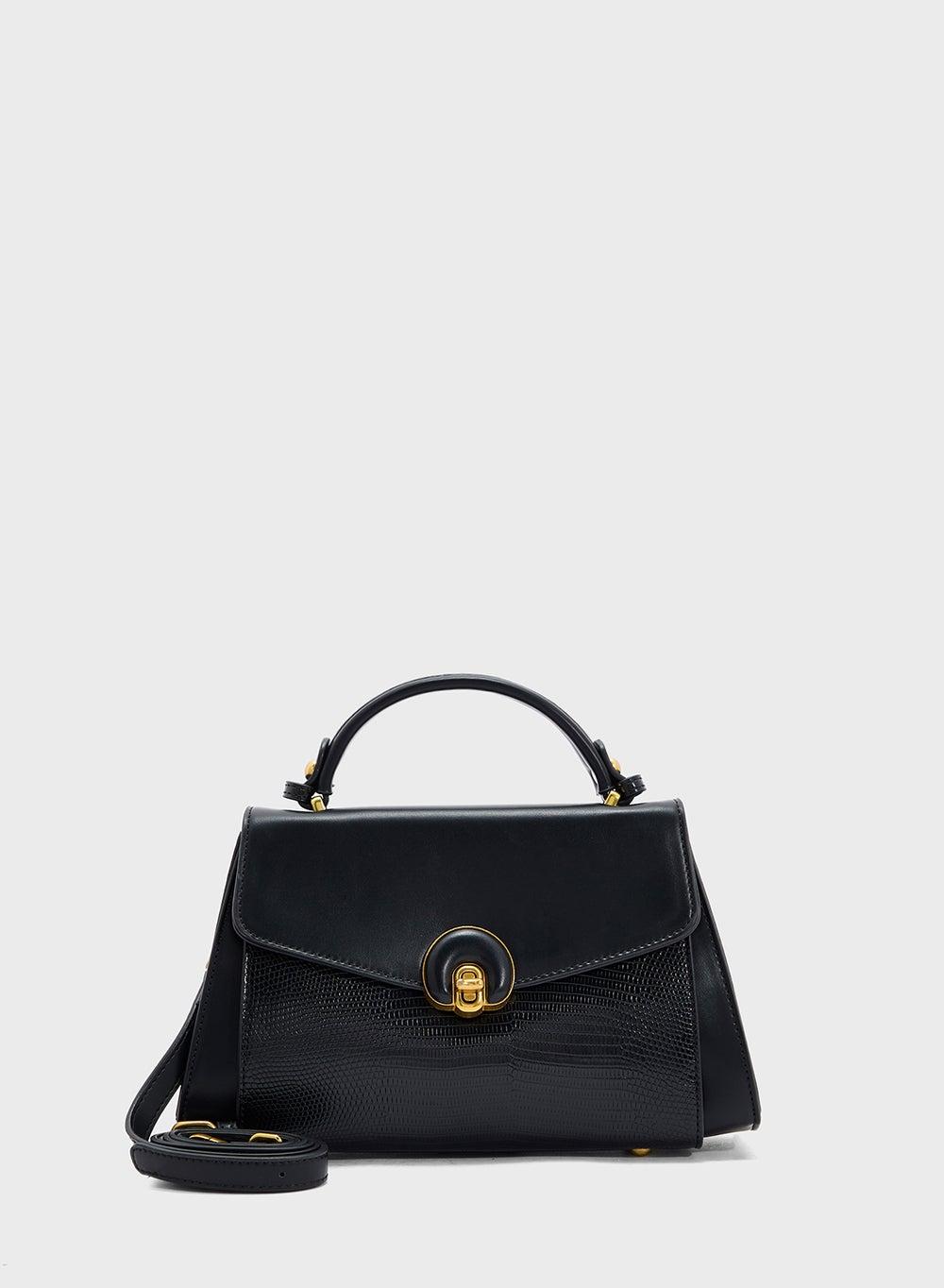 ELLA Snake Print Satchel - Elegance Meets Function - Image 1