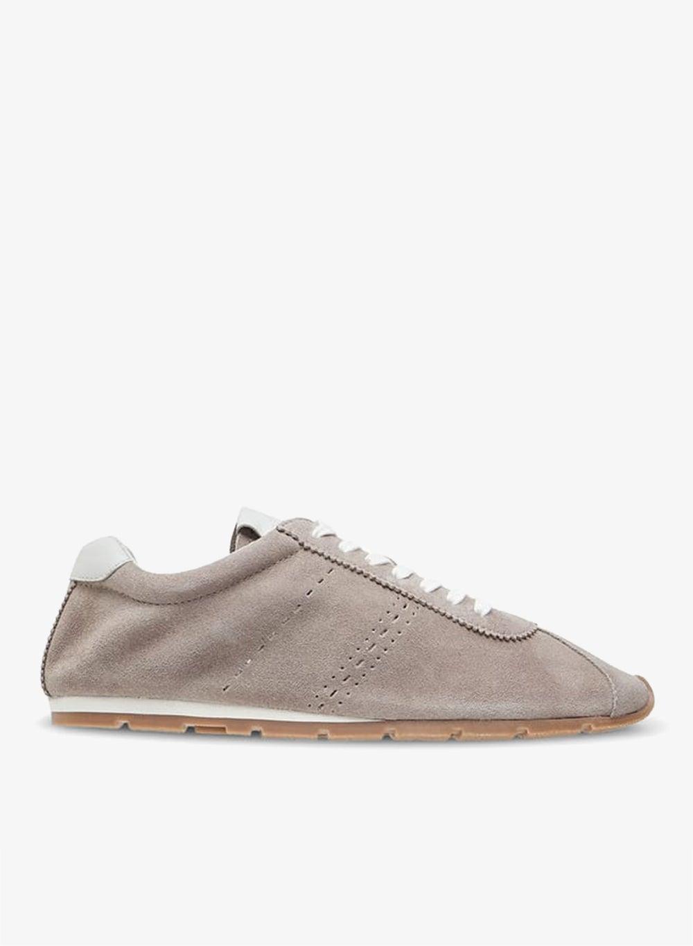 Kippergrey Women's Leather Low-Top Sneakers - Grey - Image 1