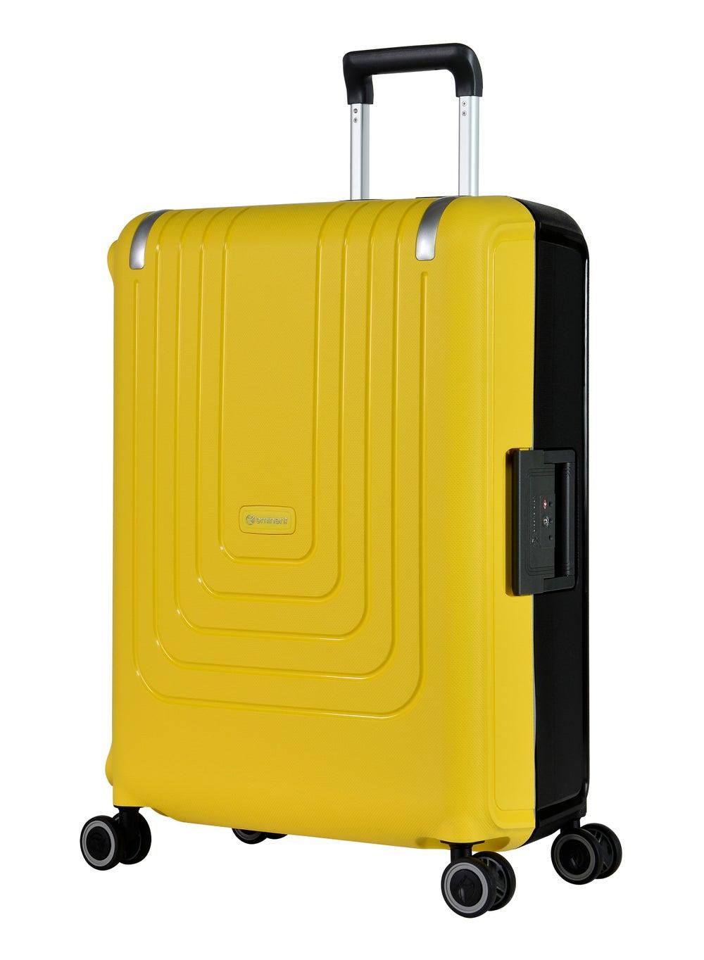 Eminent Yellow Black Vertica B0006M: Sleek, Secure Travel Trolley - Image 1