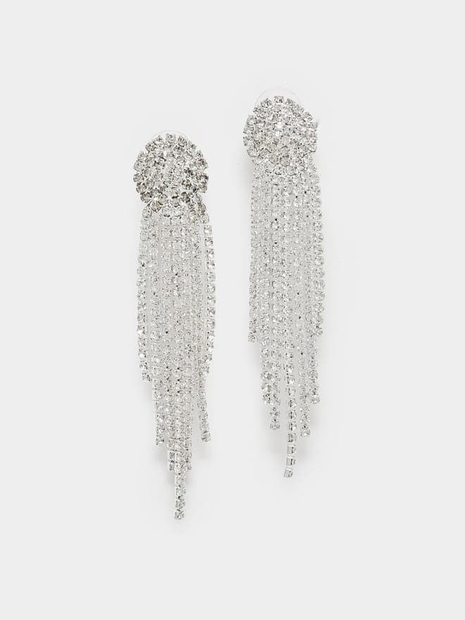 Styli Glamourous Tassel Drop Earrings for Her - Image 1