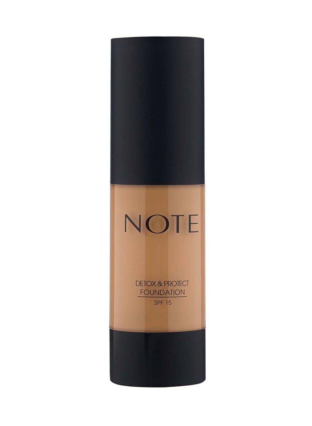 Note Detox & Protect Satin Foundation SPF 15 - Warm Almond 102 - Image 1