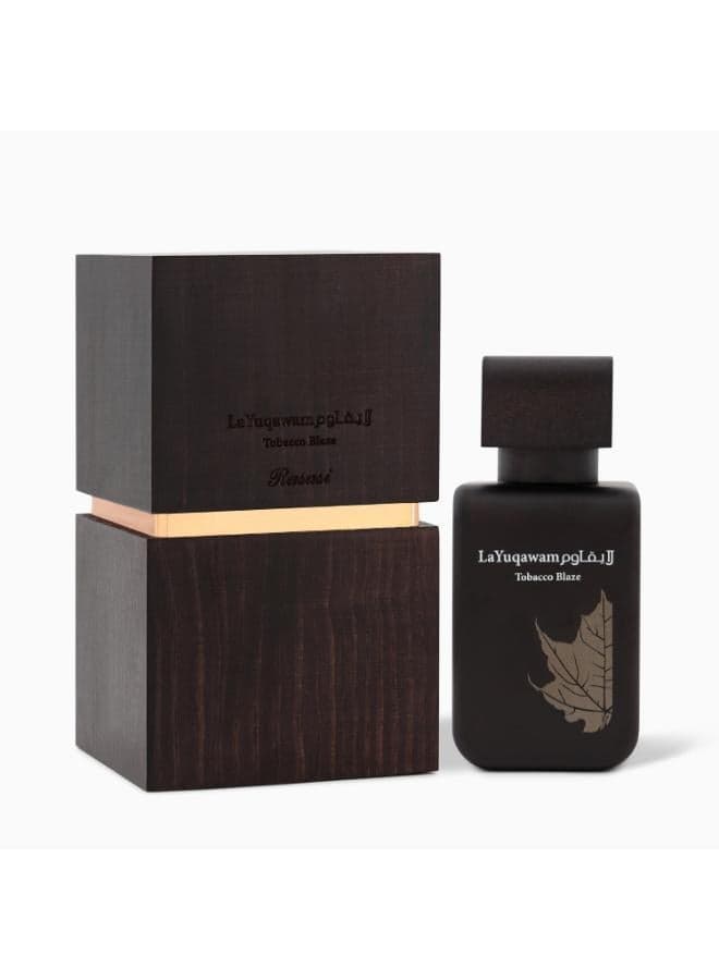 La Yuqawam Tobacco Blaze 75ml – Unisex Eau de Parfum - Image 1