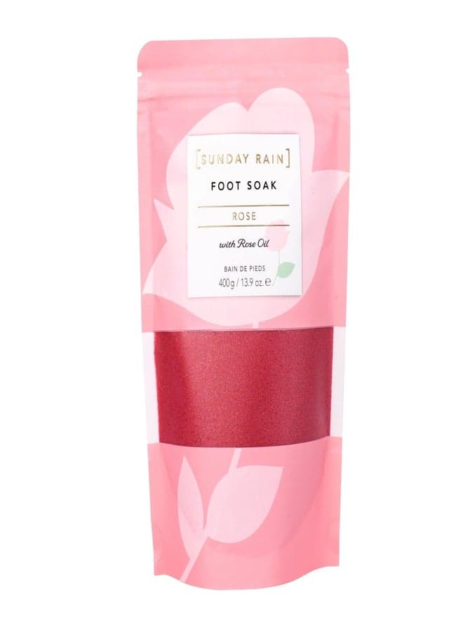 Sunday Rain Rose Oil Foot Soak Vb10067 – Refresh and Tone - Image 1