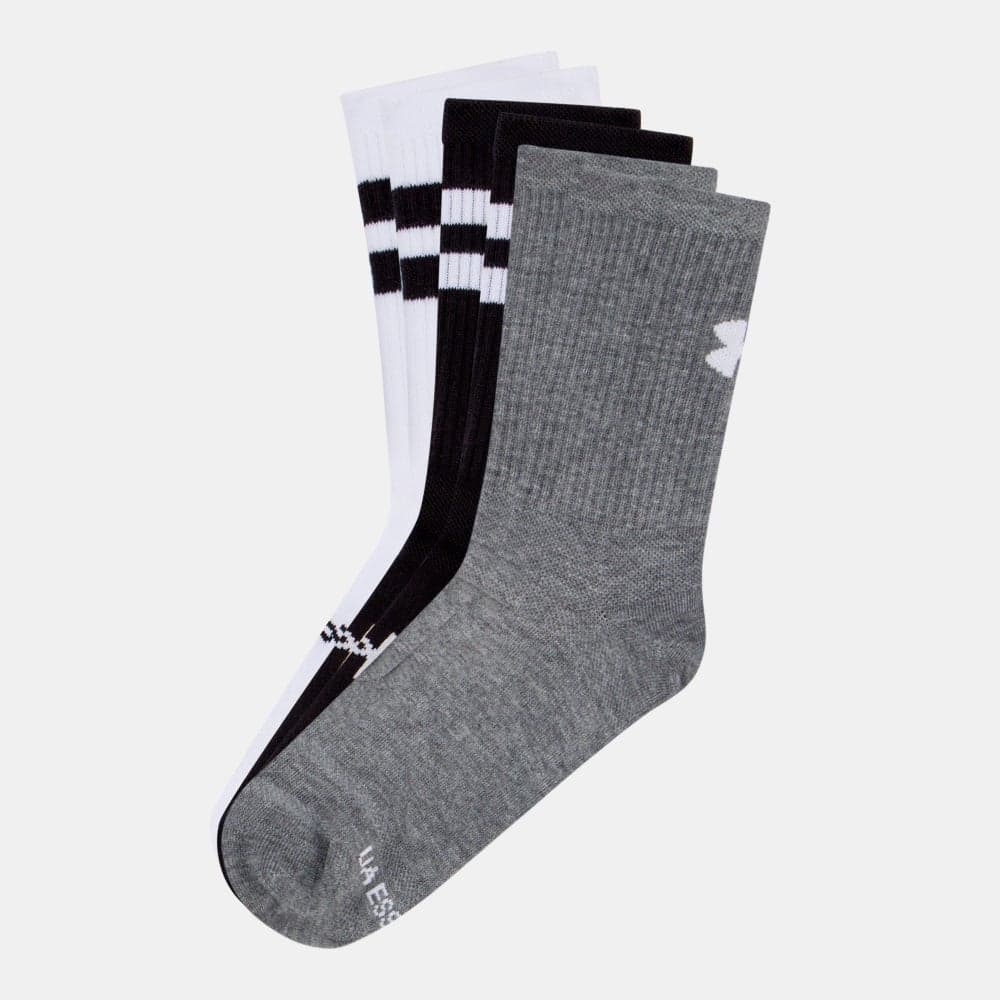 Under Armour Lightweight Essential Crew Training Socks - 6 Pack - Image 1