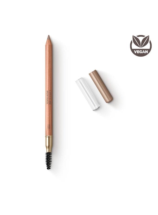 Green Me New Vegan Eyebrow Pencil with Brush - Image 1