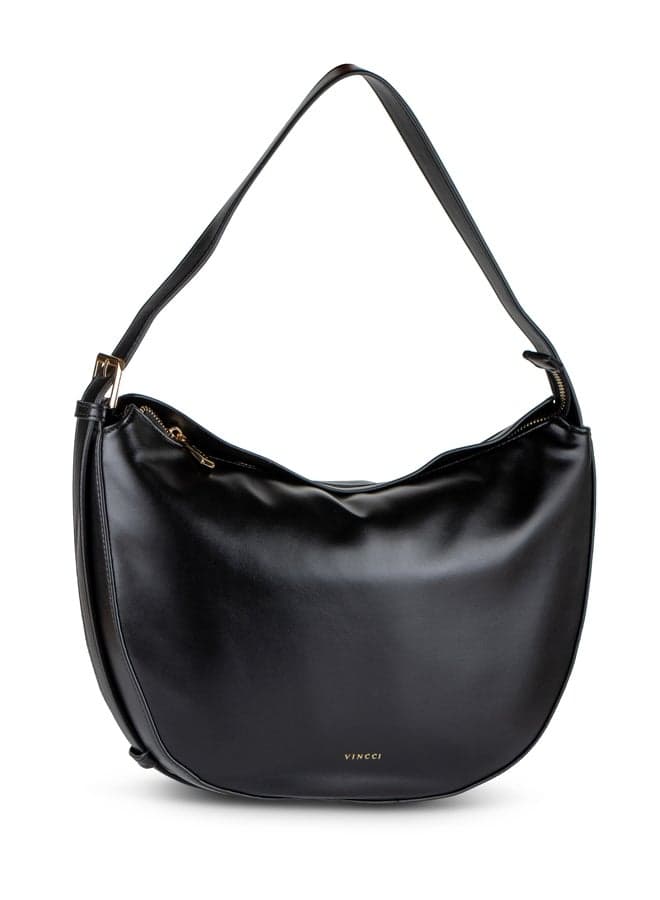 Vincci Black Elegance: Chic Shoulder Bag for Women - Image 1
