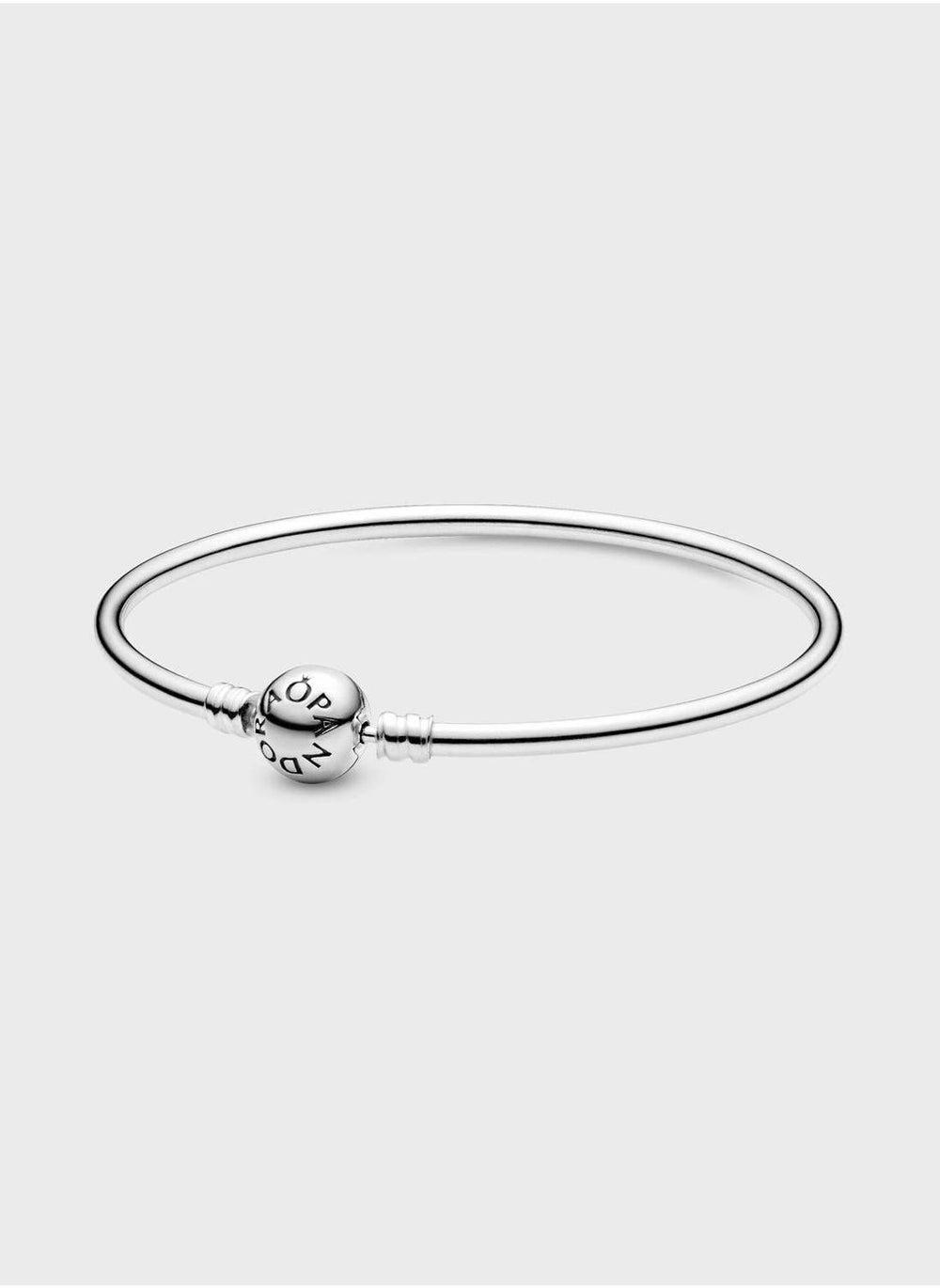 PANDORA Moments Sterling Silver Bangle for Women - Image 1
