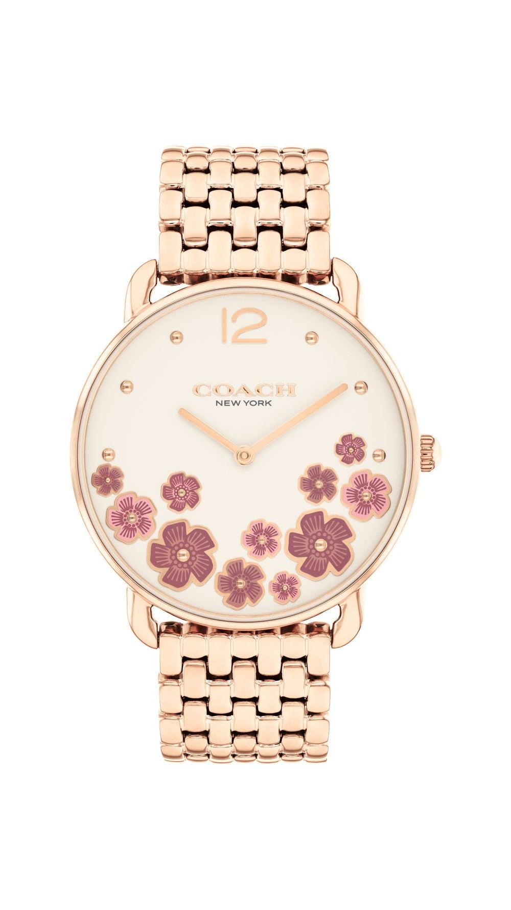 COACH Elliot Elegance: Rose Gold Steel Women’s Watch - Image 1