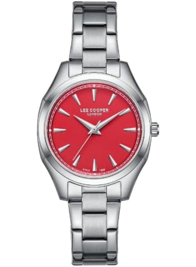 Lee Cooper Elegance LC08006.380 Women’s 31mm Silver Analog Watch - Image 1
