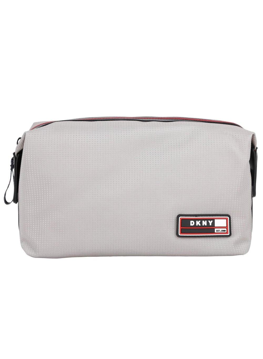DKNY GQ Men's Toffee Toiletry Bag - Compact Elegance - Image 1