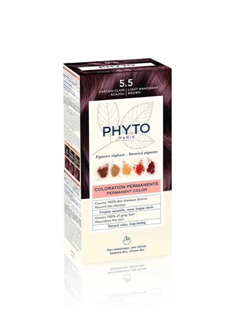 Phytocolor 5.5 Light Mahogany Brown - Ammonia-Free - Image 1